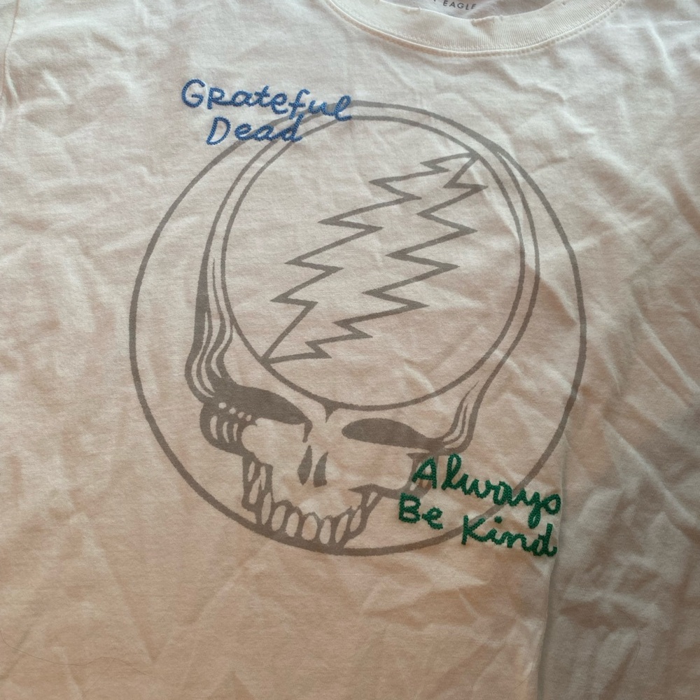 Grateful Dead White T Shirt SZ XS